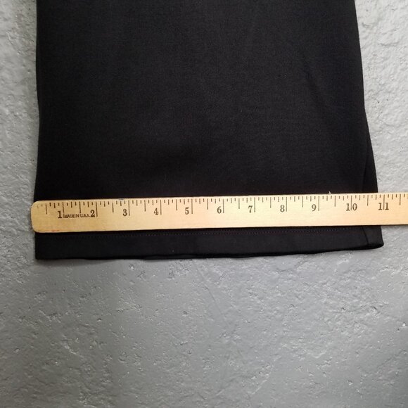 Betabrand Classic Dress Pant Yoga Petite 1X XL Bootcut Black Pull On Faux Pocket - Picture 15 of 15